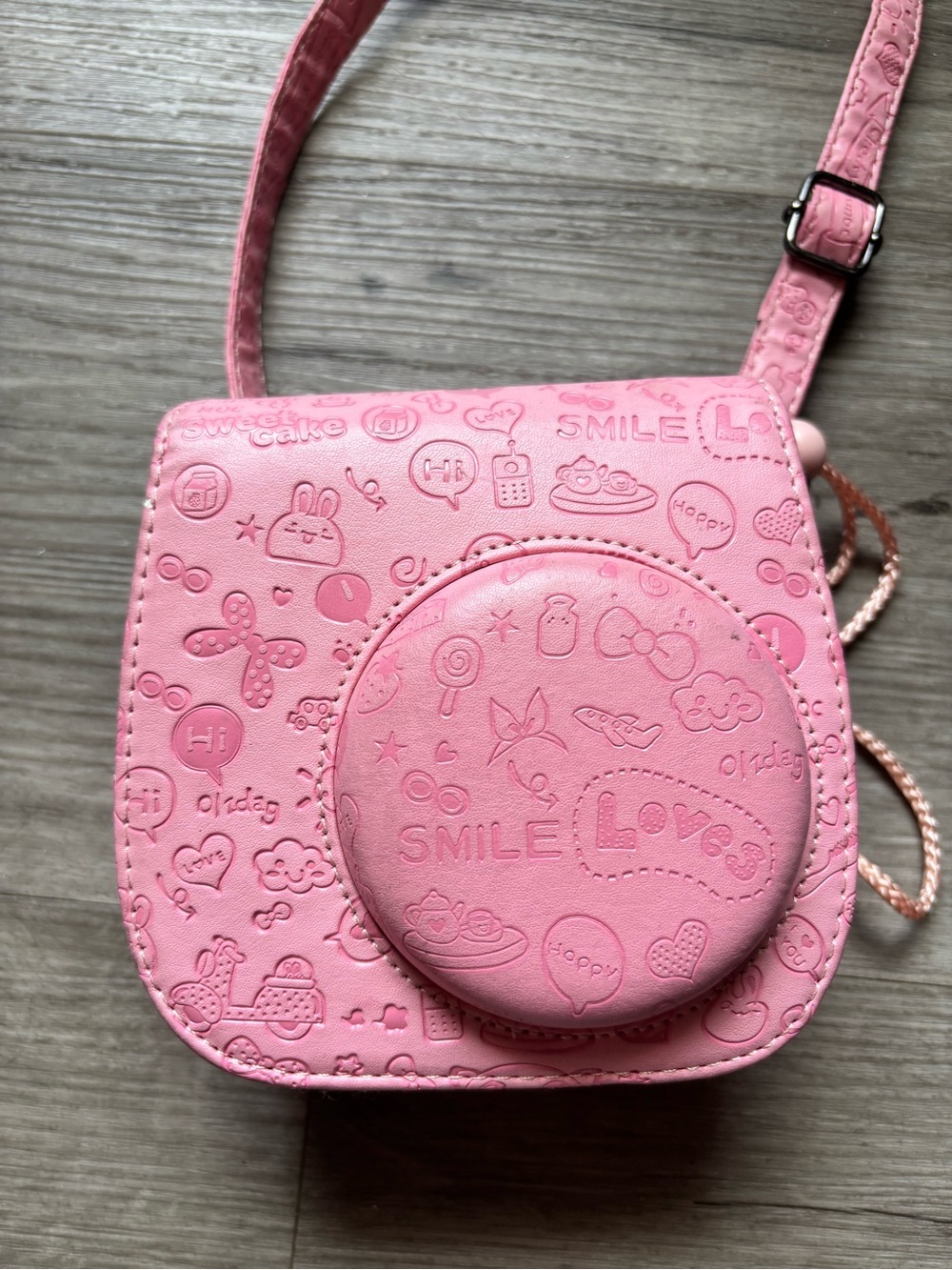 Cute Pink Kids Instax mini 8 Camera Bag Crossbody
